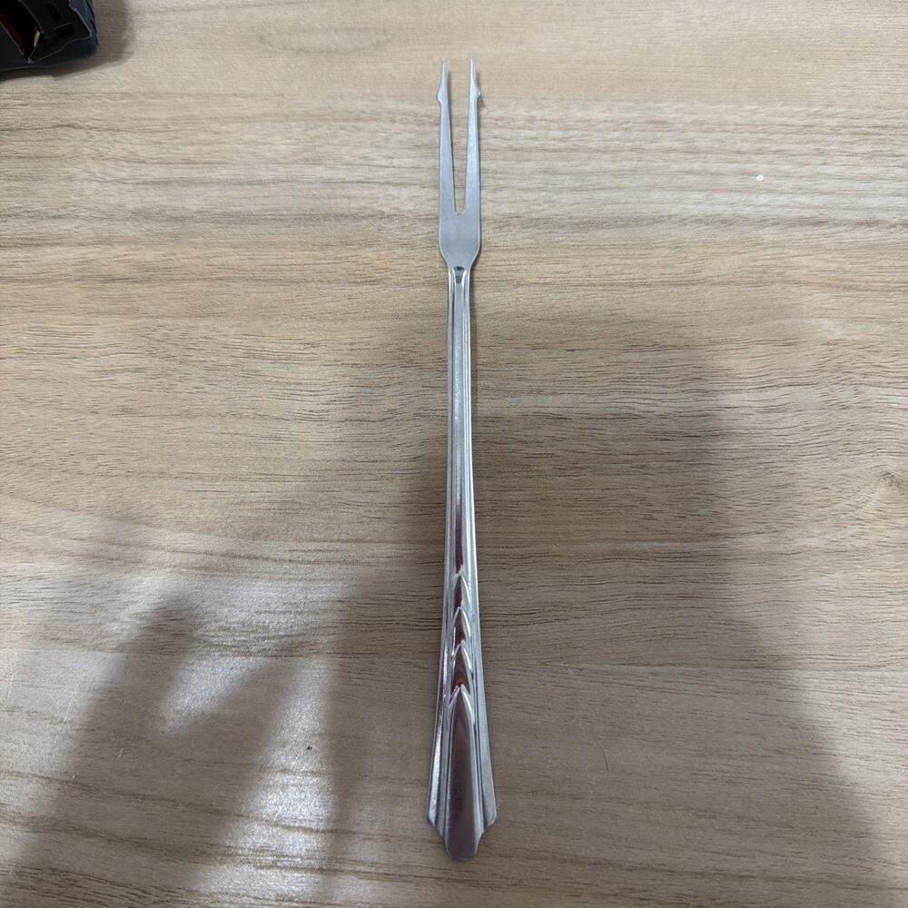 Vintage Ekco stainless steel pickle fork
